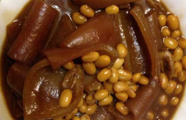黄豆炖猪皮的功效及做法