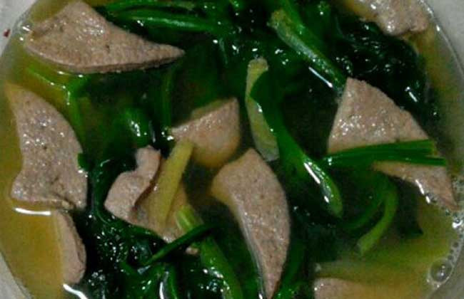 猪肝菠菜汤怎么做？