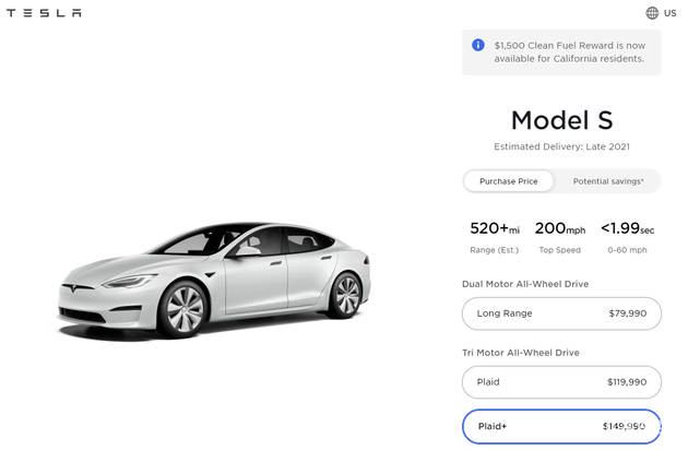 Model S Plaid+或重启开发 特斯拉测试车谍照曝光
