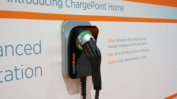 电动汽车智能充电器ChargePoint将上市