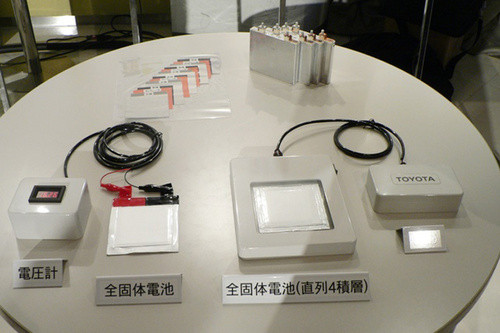 丰田开发出高能量全固态锂电池