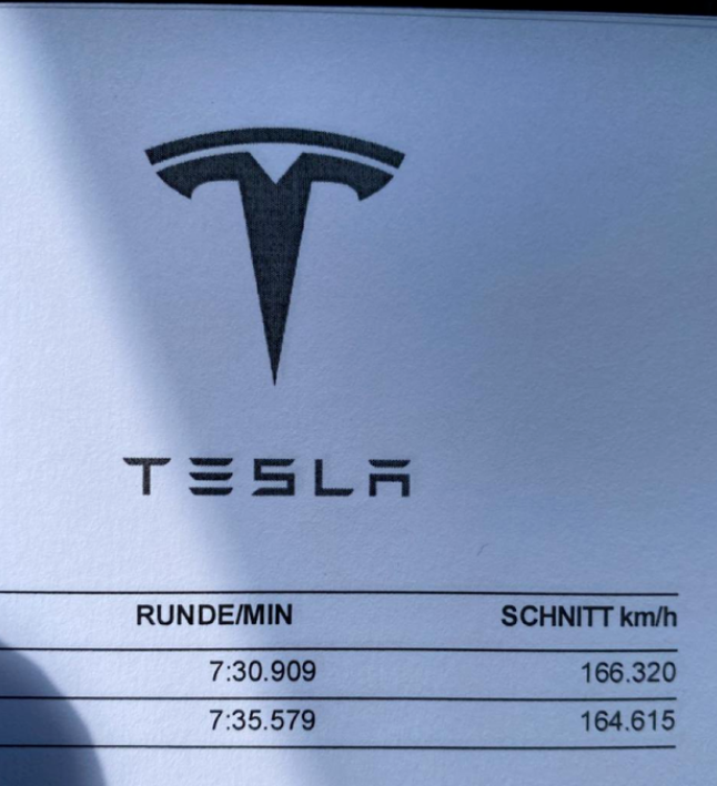 最快四门电动车诞生 特斯拉Model S Plaid纽北圈速7:30.909