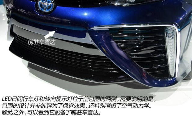 图解丰田氢燃料电池车Mirai