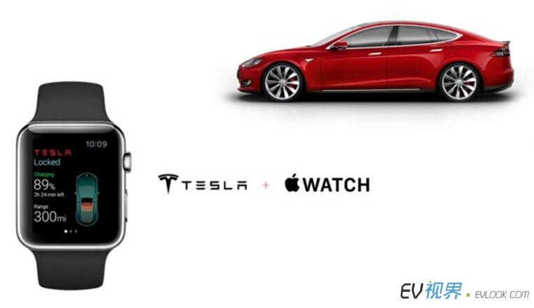 未来特斯拉电动车或可通过Apple Watch操控