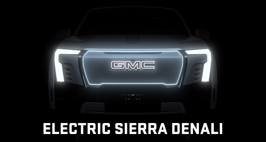 基于奥特能平台打造 GMC Sierra Denali EV预告图发布