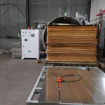 河北木皮单板干燥机械 多田高频真空木材干燥罐