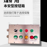 AH0.6/12矿用本安型按钮箱 风门集中按钮控制装置 可按需生产