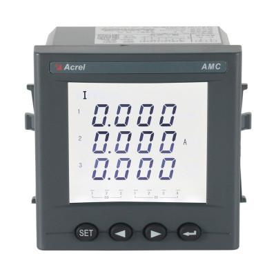 安科瑞AMC96-AI系列 三相多功能表脉冲电能表RS485全电参量面板式
