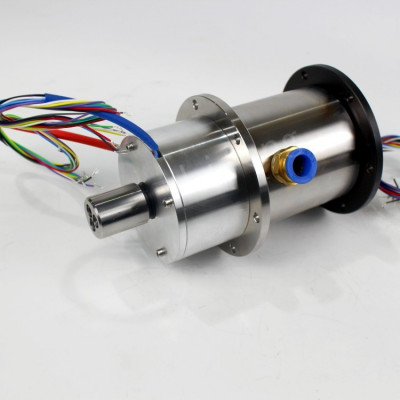 厉丰大电流高电压标准单路气式导电滑环JSD54主要用于传输精密信号