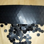 黑色硅胶冲型加工防震密封硅胶垫 东莞厂家来图来样定做