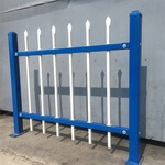 镀锌钢管围墙栅栏 小区防护栏杆 铁艺围栏网颜色可定制
